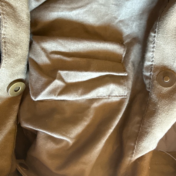 Military green Life is Good brand new Tote Bag with Pink Floral Design - Picture 7 of 7